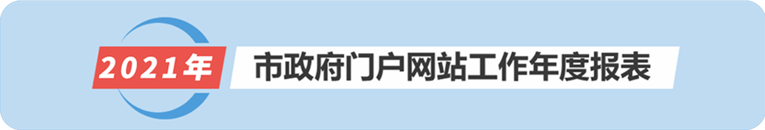 2021年市政府門戶網(wǎng)站工作年度報表